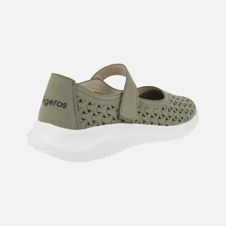 Zapatos deportivos con velcro estilo mercedes Ecoligeros Isa