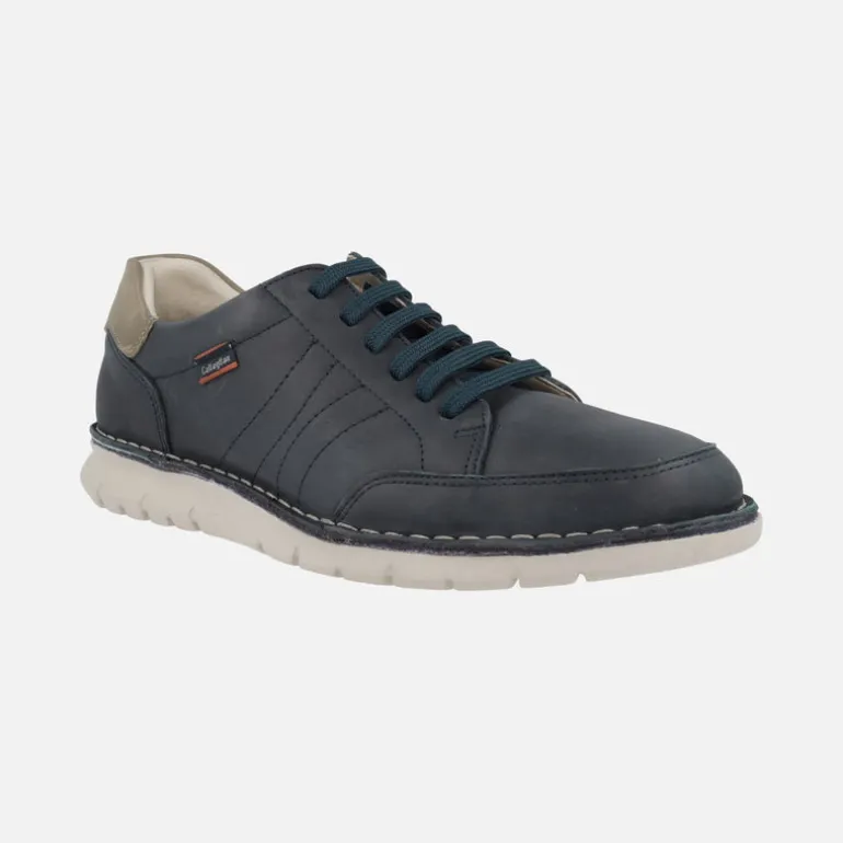 Zapatos deportivos de cordones para hombre en piel nobuck Awat-v