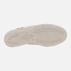 Zapatos deportivos de piel con picados y cremallera