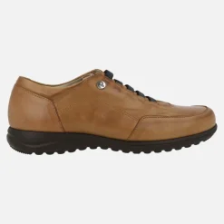 Zapatos deportivos de piel con cordones elásticos