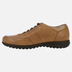 Zapatos deportivos de piel con cordones elásticos