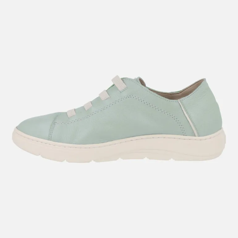 Zapatos deportivos de piel Yet con cordones elásticos