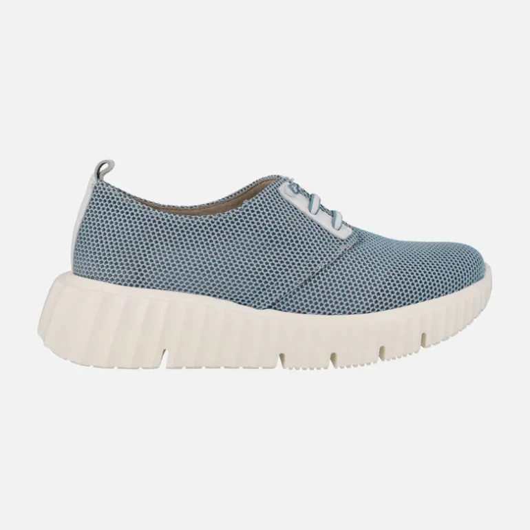 Zapatos deportivos de tejido rejilla con cordones elásticos