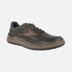 Zapatos deportivos en combinado kaki para hombre