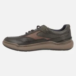 Zapatos deportivos en combinado kaki para hombre