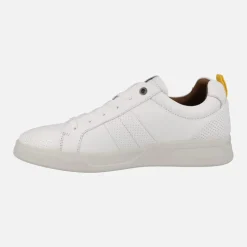 Zapatos deportivos en piel blanca para hombre