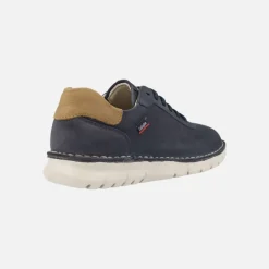 Zapatos deportivos en piel nobuck con cordones