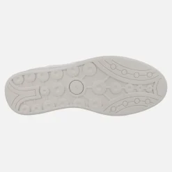 Zapatos deportivos en piel blanca para hombre