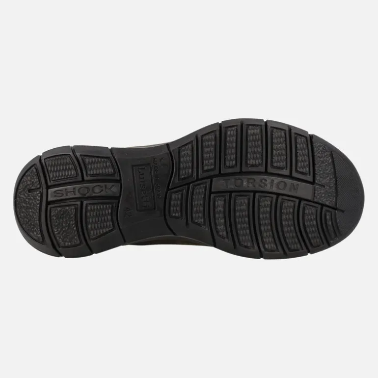 Zapatos deportivos en piel nobuck con forro interior Waterproof