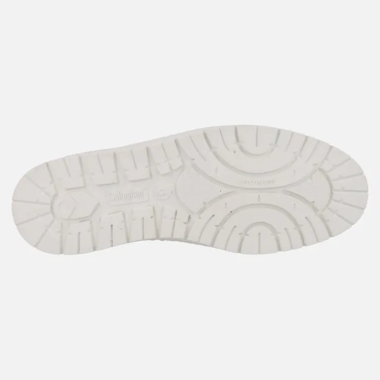 Zapatos deportivos en piel blanca para hombre
