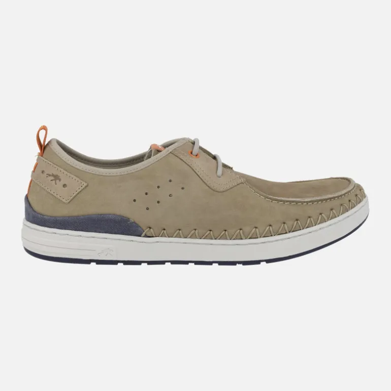 Zapatos deportivos Lester en piel nobuck con cordones