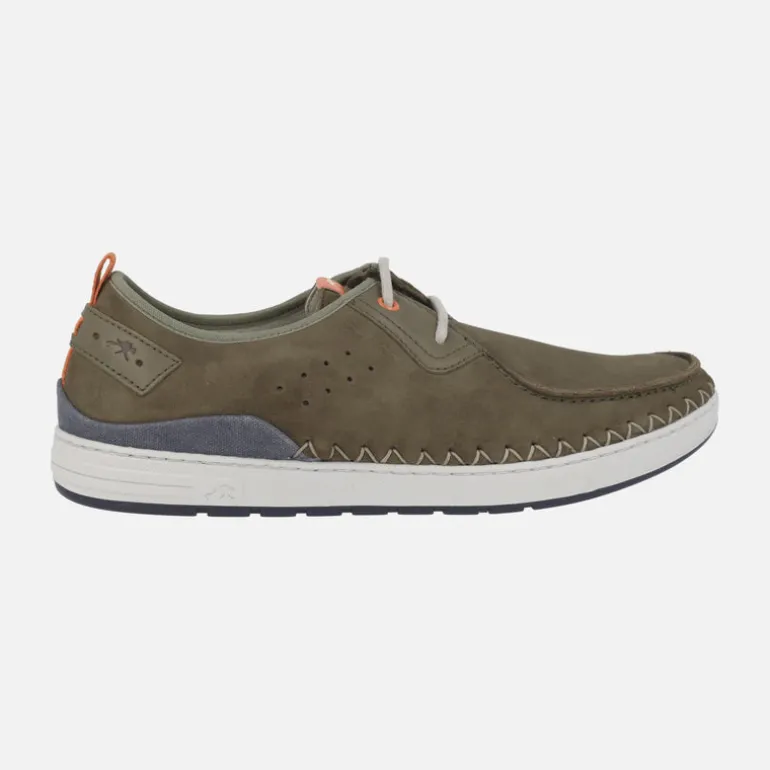 Zapatos deportivos Lester en piel nobuck con cordones