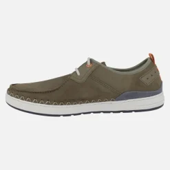Zapatos deportivos Lester en piel nobuck con cordones