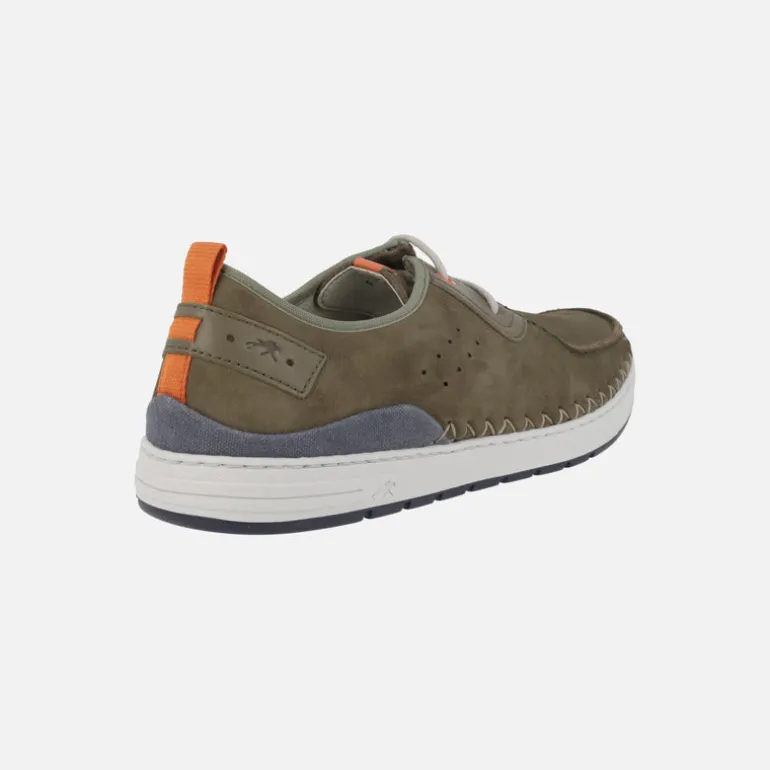 Zapatos deportivos Lester en piel nobuck con cordones