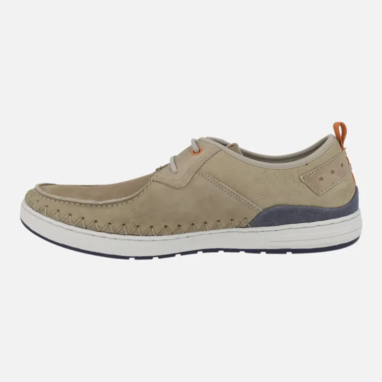 Zapatos deportivos Lester en piel nobuck con cordones