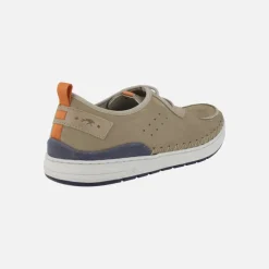 Zapatos deportivos Lester en piel nobuck con cordones