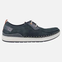 Zapatos deportivos Lester en piel nobuck con cordones