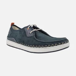 Zapatos deportivos Lester en piel nobuck con cordones