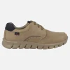 Zapatos deportivos Mazi en nobuck engrasado taupe
