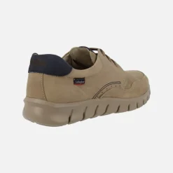 Zapatos deportivos Mazi en nobuck engrasado taupe