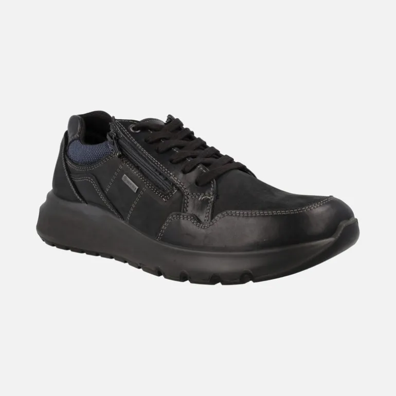 Zapatos deportivos negros para hombre con membrana Gore-tex