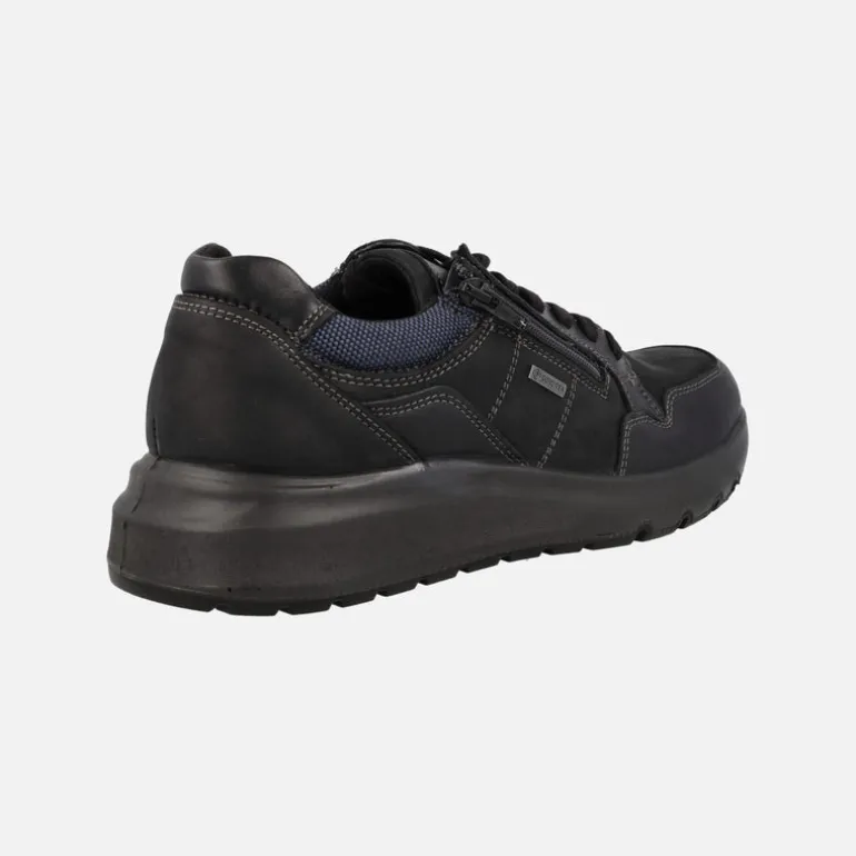 Zapatos deportivos negros para hombre con membrana Gore-tex