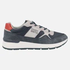 Zapatos deportivos para hombre en combinado azul