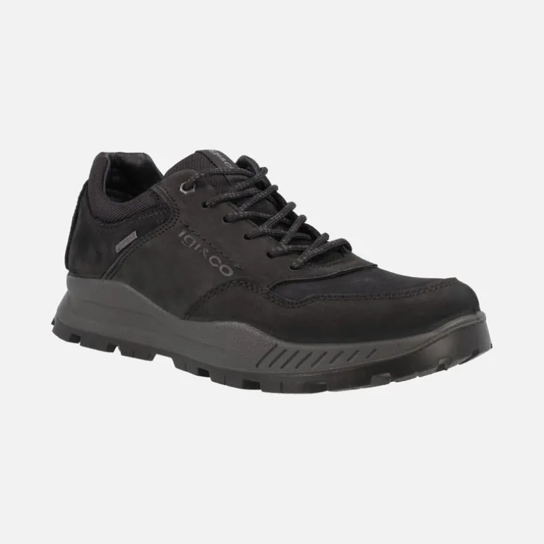 Zapatos deportivos para hombre en piel nobuck con membrana Gore-tex