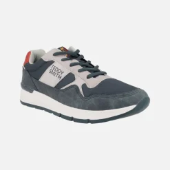 Zapatos deportivos para hombre en combinado azul