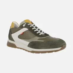 Zapatos deportivos para hombre en combinado verde