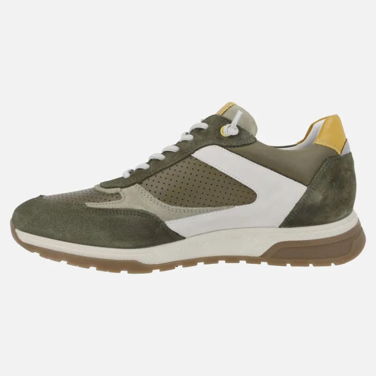 Zapatos deportivos para hombre en combinado verde