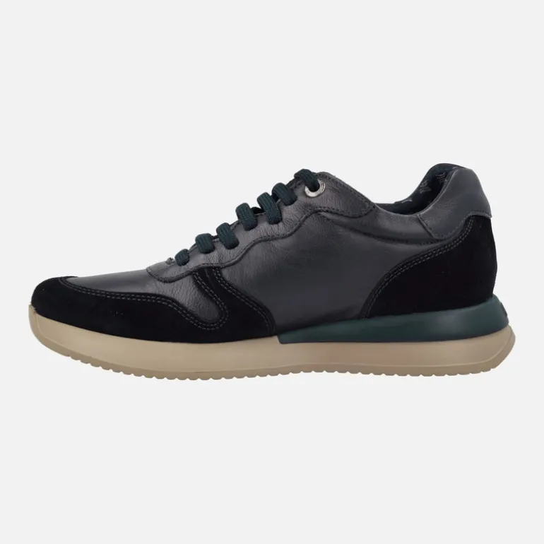 Zapatos deportivos para hombre en combinado azul marino