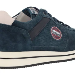 Zapatos deportivos para hombre en serraje azul Mephisto Garry