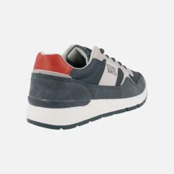 Zapatos deportivos para hombre en combinado azul