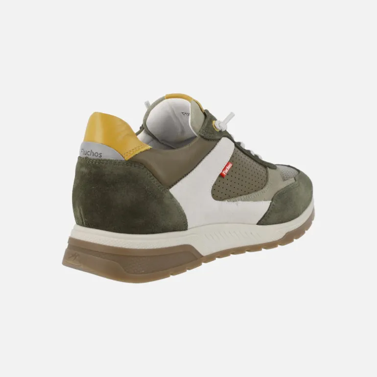 Zapatos deportivos para hombre en combinado verde