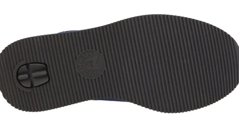Zapatos deportivos para hombre en serraje azul Mephisto Garry
