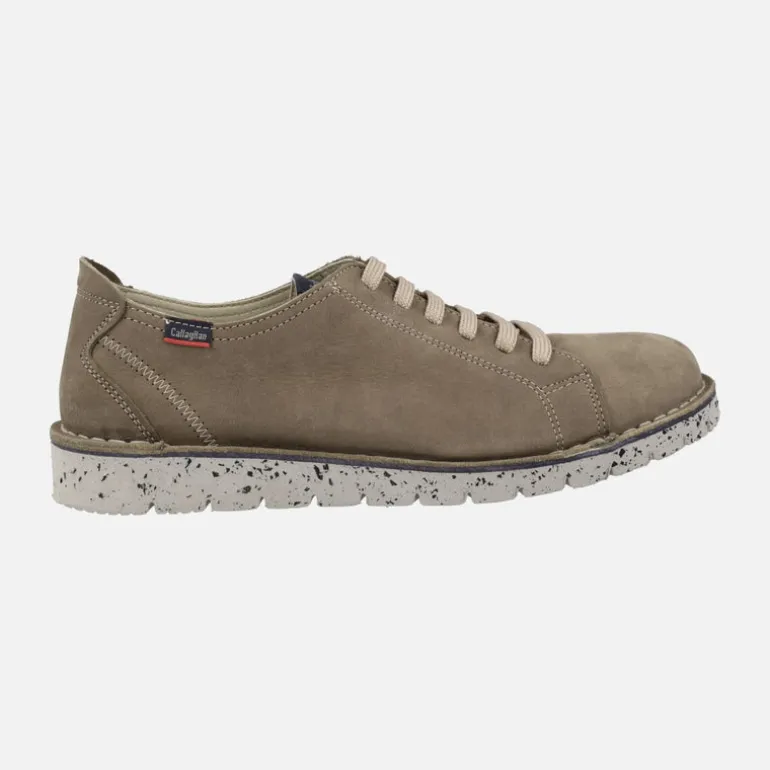 Zapatos deportivos para hombre en nobuck con cierre de cordones Polaris