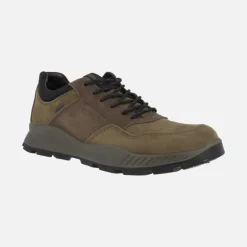 Zapatos deportivos para hombre en piel nobuck con membrana Gore-tex