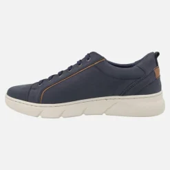 Zapatos deportivos para hombre en piel nobuck con cordones