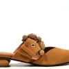 Zapatos destalonados Arabella con adorno de hebilla