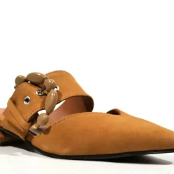 Zapatos destalonados Arabella con adorno de hebilla