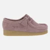 Zapatos en piel serraje para mujer con cordones tipo Wallabee
