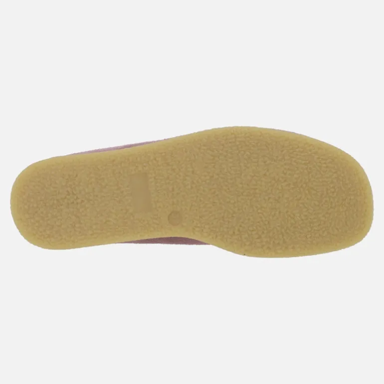 Zapatos en piel serraje para mujer con cordones tipo Wallabee