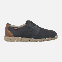Zapatos Extralight con cordones elásticos Viz en nobuck engrasado