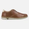 Zapatos marrones de piel con cordones estilo casual