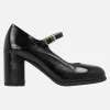 Zapatos Mary jane en charol negro Nayla