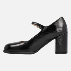 Zapatos Mary jane en charol negro Nayla
