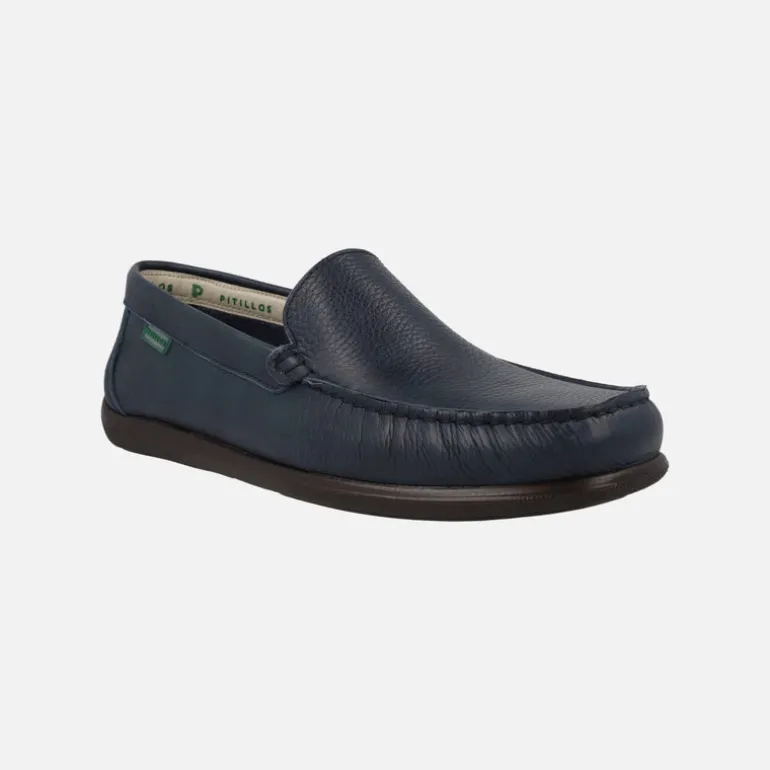 Zapatos mocasines de piel para hombre Pitillos