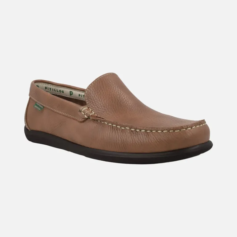 Zapatos mocasines de piel para hombre Pitillos