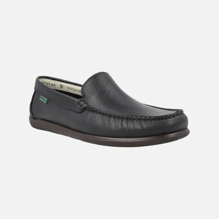 Zapatos mocasines de piel para hombre Pitillos